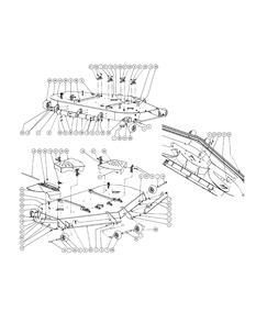 Cutter Deck 72-Inch Diagram and Parts List for S7237-KW 53AI8DU8050-37HP Cub Cadet Lawn Tractor